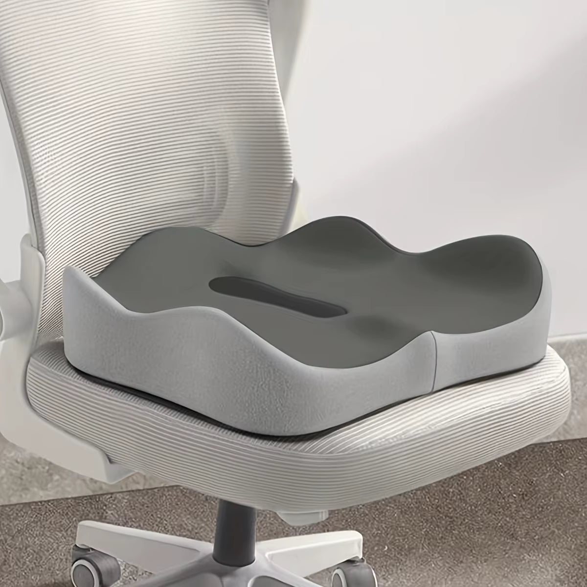 Seat Cushion, Ergonomically Designed Memory Sponge Pad, Suitable for Office Chairs and Wheelchairs